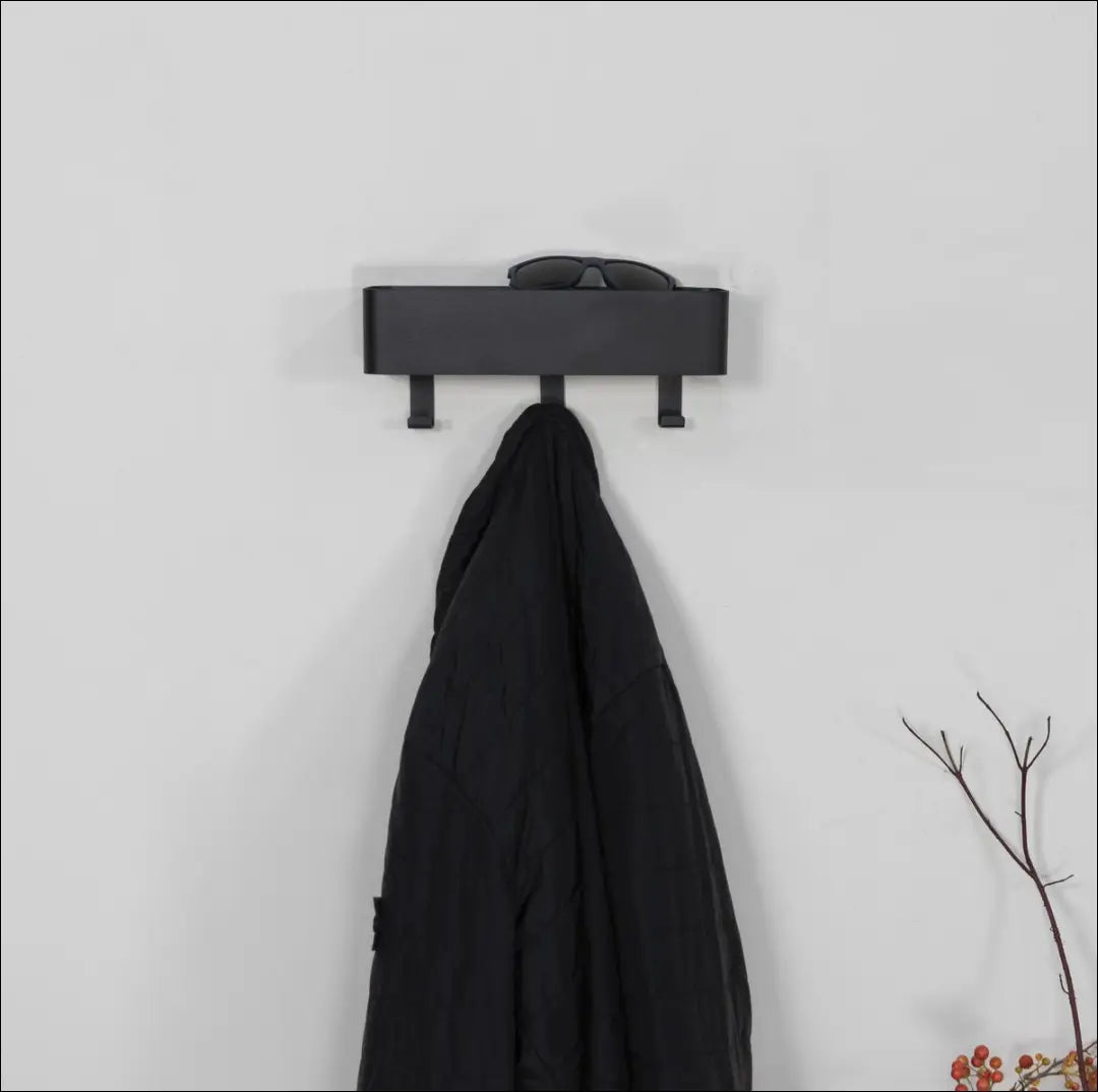 Sieninė kabykla KI1451 - €35 Save 50% 25-50, __label:Pristatymas 1-2 d.d., color-juoda, drabuziu-kabykla, €25 to €50