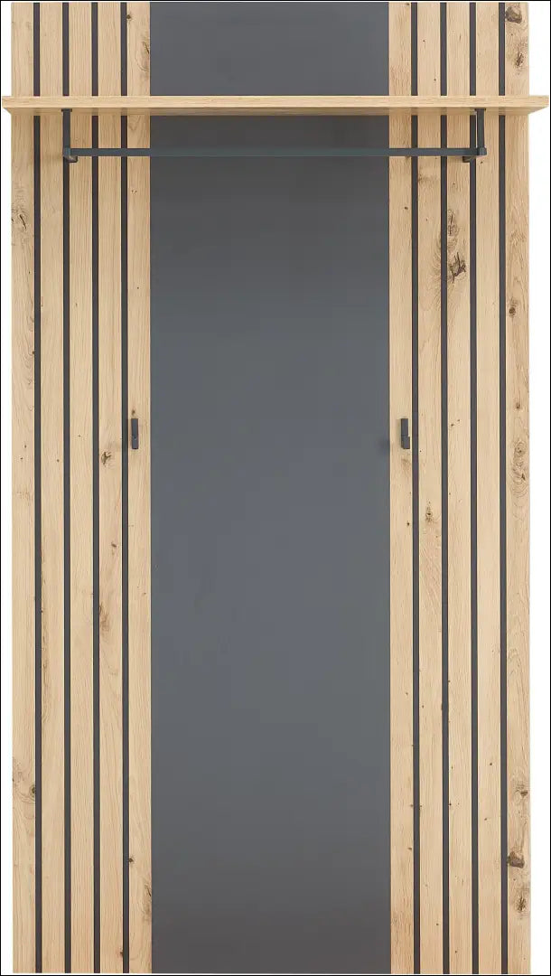 Sieninė kabykla KI1553 - €60 Save 55% 50-100, __label:Pristatymas 1-2 d.d., color-pilka, color-ruda, material-mediena