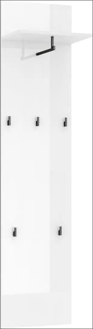 Sieninė kabykla KI1567 - €50 Save 50% 50-100, __label:Pristatymas 1-2 d.d., color-balta, drabuziu-kabykla, to €100