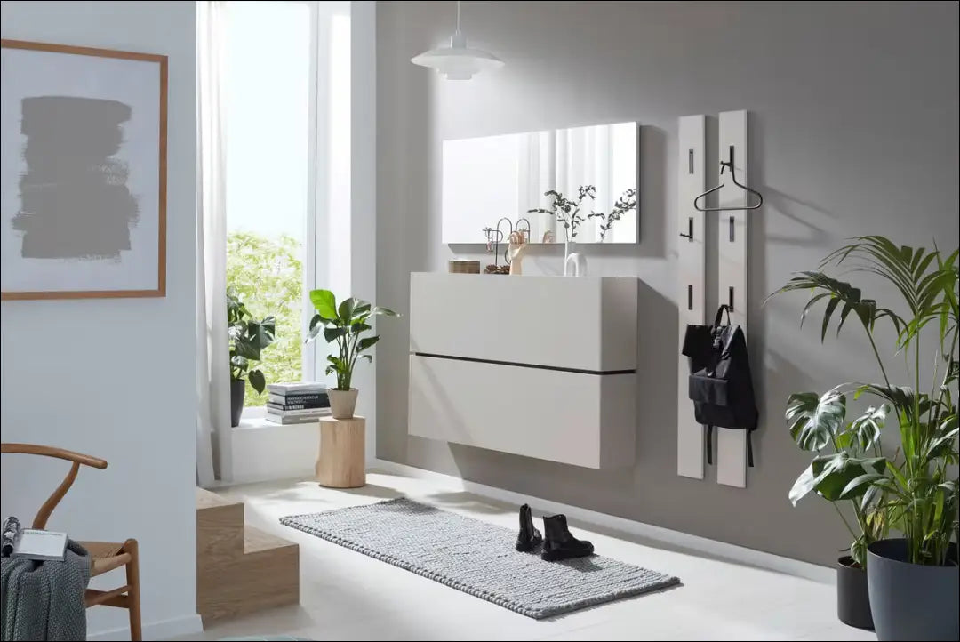 Sieninė kabykla KI1621 - €65 Save 50% 50-100, __label:Pristatymas 1-2 d.d., color-juoda, color-smelio, drabuziu-kabykla