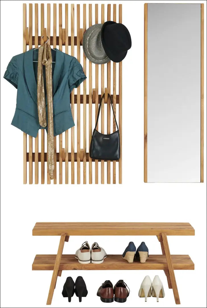 Sieninė kabykla KI1676 - €230 Save 50% __label:Pristatymas 1-2 d.d., color-ruda, drabuziu-kabykla, kabykla,