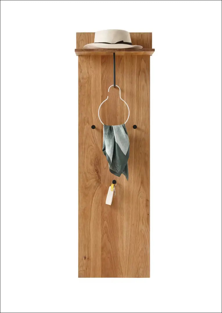 Sieninė kabykla KI1739 - €90 Save 50% 50-100, __label:Pristatymas 1-2 d.d., color-ruda, drabuziu-kabykla, €50 to €100
