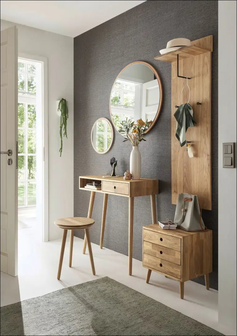 Sieninė kabykla KI1739 - €90 Save 50% 50-100, __label:Pristatymas 1-2 d.d., color-ruda, drabuziu-kabykla, €50 to €100