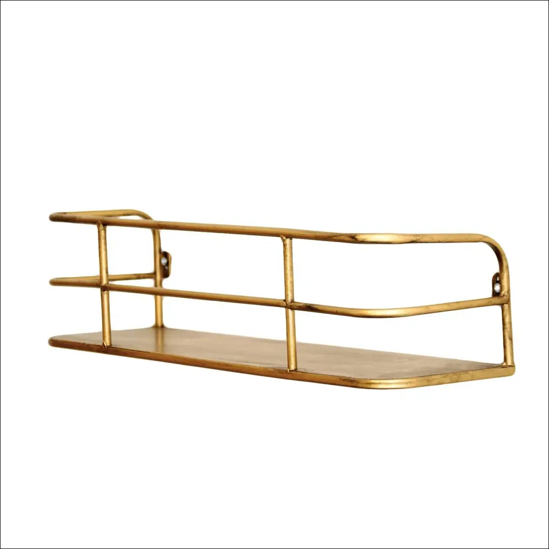 Sieninė lentyna SI1873 - €56 Save 50% 50-100, __label:Pristatymas 1-2 d.d., biuro-baldai, biuro-lentynos, color-auksine