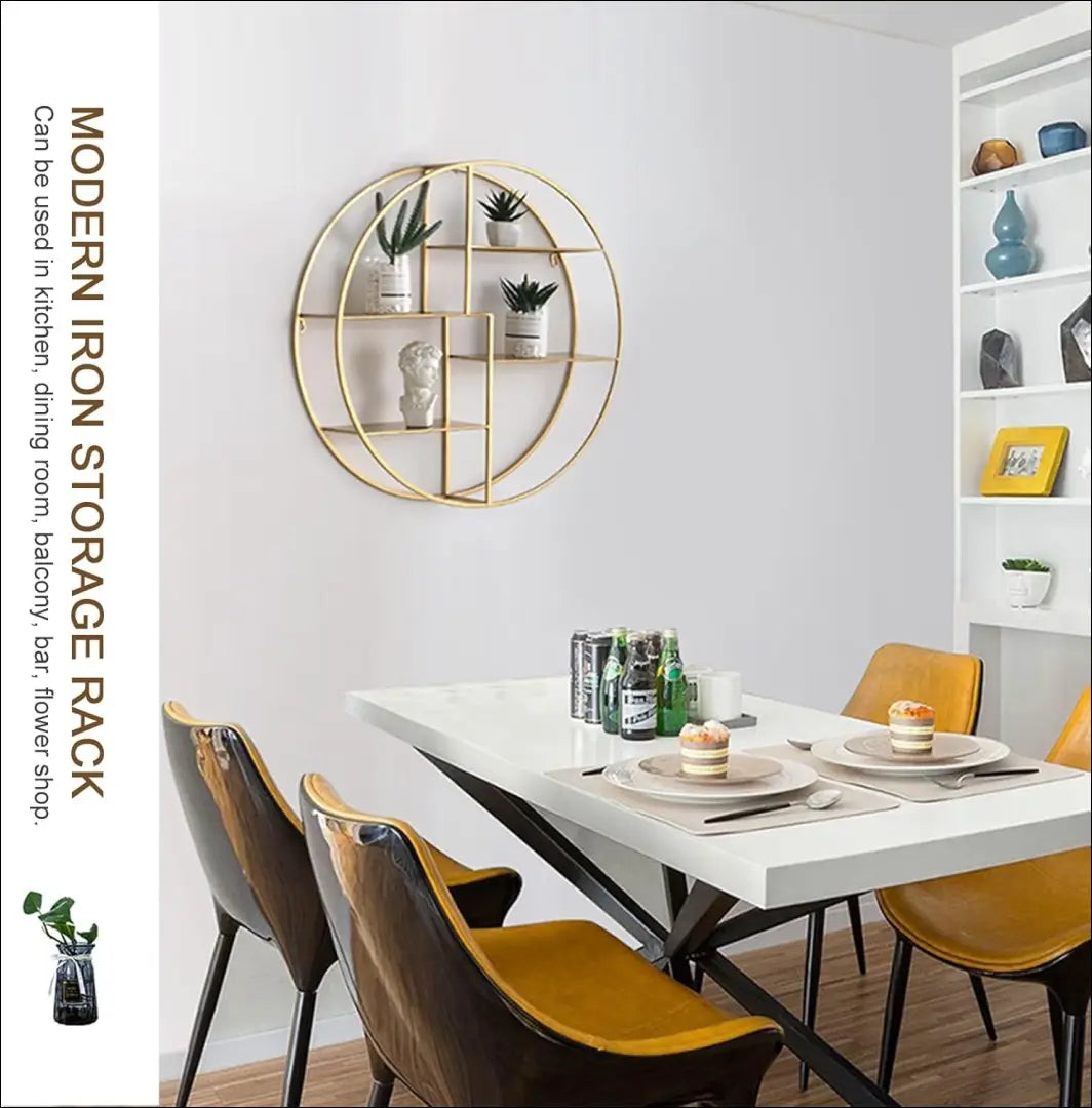 Sieninė lentyna SI1954 - €90 Save 50% 50-100, __label:Pristatymas 1-2 d.d., biuro-baldai, biuro-lentynos, color-auksine