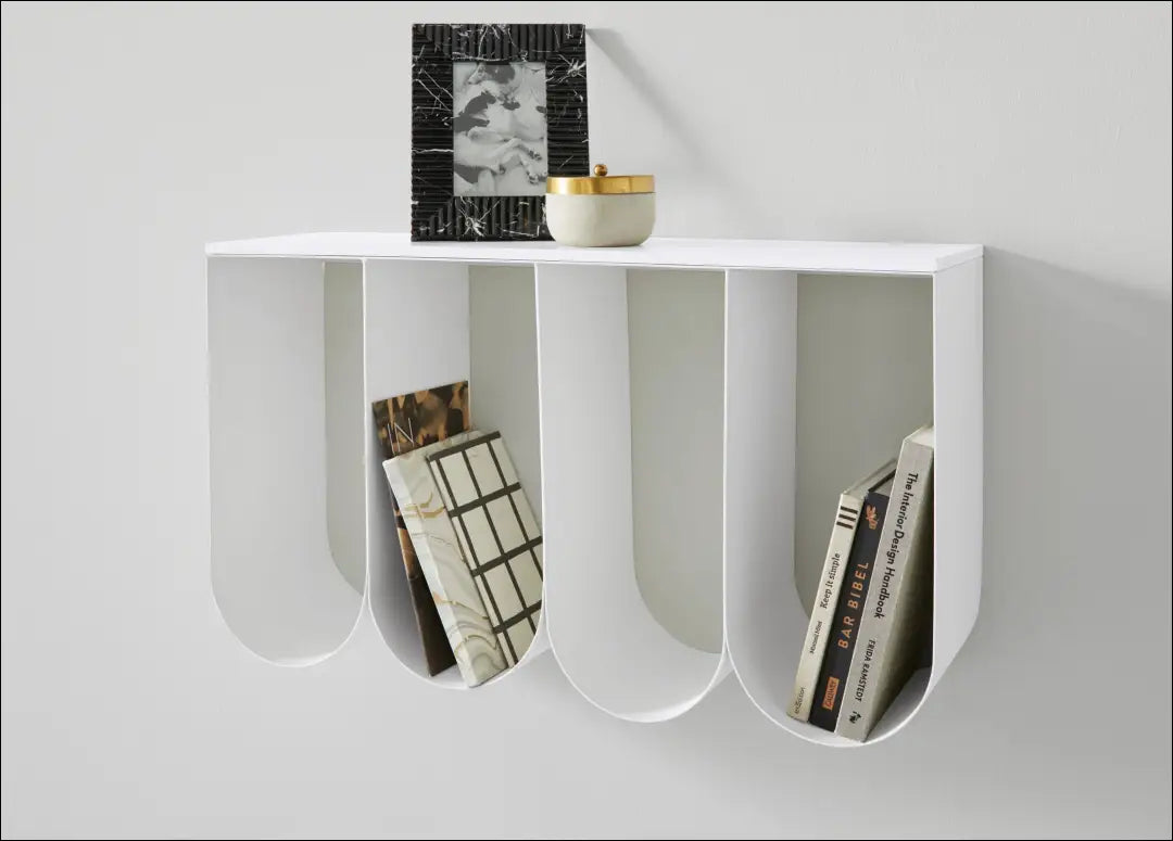 Sieninė lentyna SI2093 - €55 Save 50% 50-100, __label:Pristatymas 1-2 d.d., biuro-baldai, biuro-lentynos, color-balta