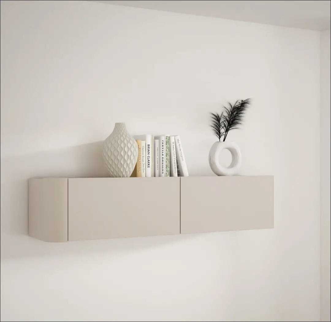 Sieninė lentyna SI2104 - €54 Save 50% 50-100, __label:Pristatymas 1-2 d.d., biuro-baldai, biuro-lentynos, color-smelio