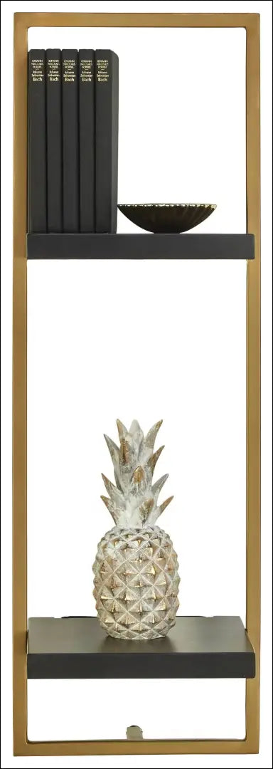 Sieninė lentyna SI2192 - €43 Save 50% 25-50, __label:Pristatymas 1-2 d.d., biuro-baldai, biuro-lentynos, color-auksine