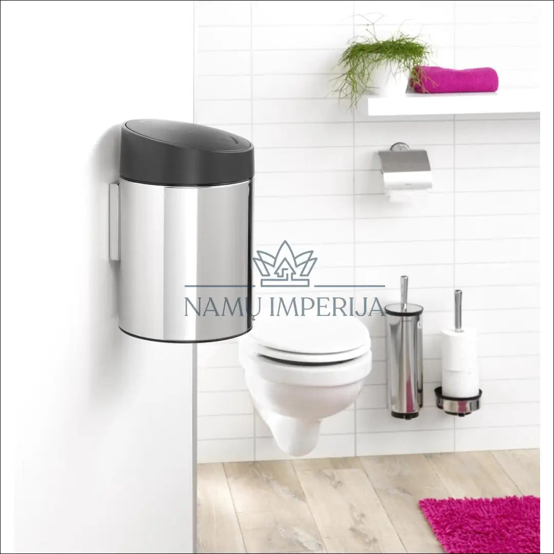 Sieninė šiukšliadėžė BRABANTIA 5L DA0141 - €29 Save 50% __label:Pristatymas 1-2 d.d., siuksliadeze, vonios-aksesuarai,