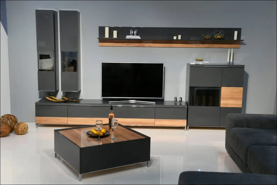 Sieninė spintelė KI1689 - €75 Save 50% 50-100, __label:Pristatymas 1-2 d.d., color-pilka, color-ruda, kita €50 to €100