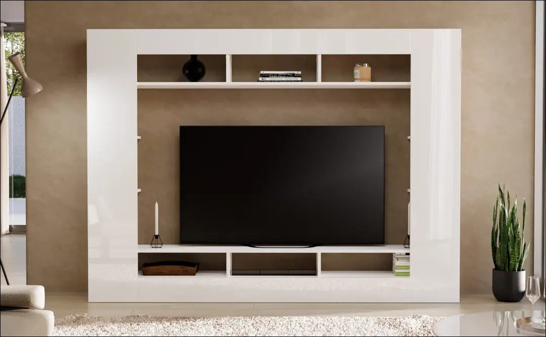Sieninė TV spintelė SI2112 - €180 Save 50% 100-200, __label:Pristatymas 1-2 d.d., biuro-baldai, color-balta,