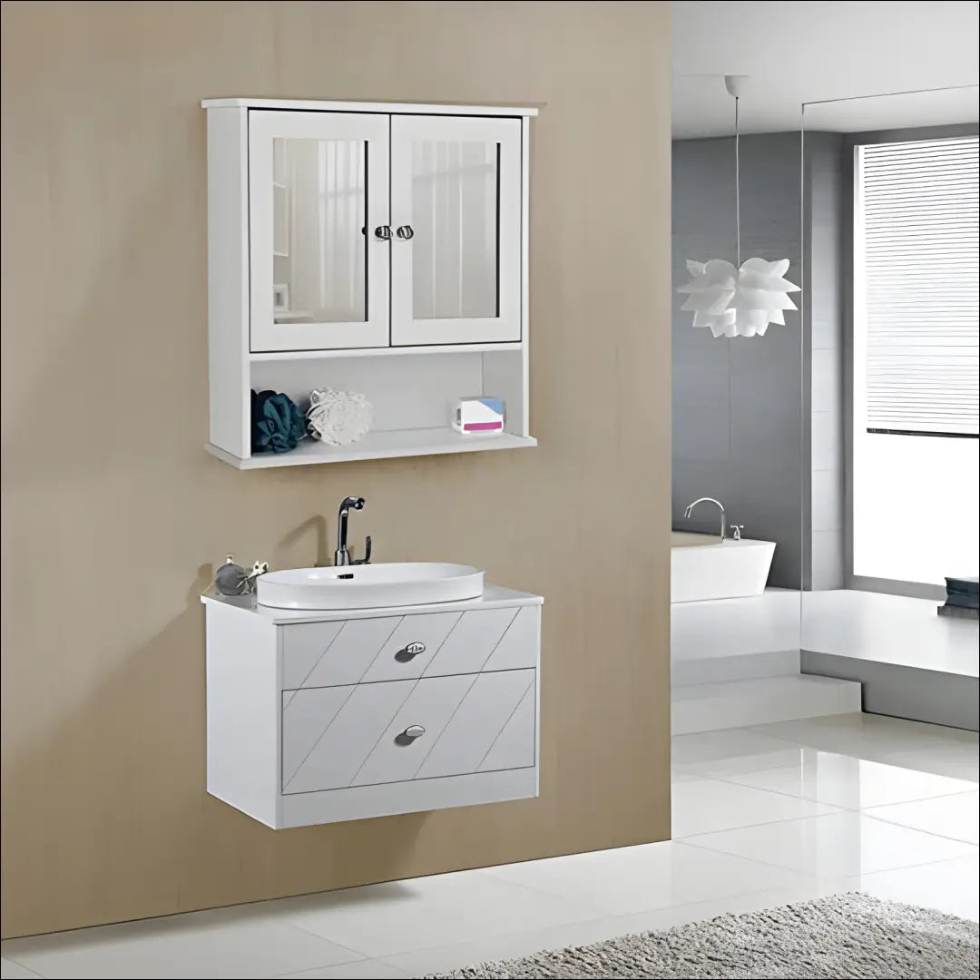 Sieninė vonios spintelė SM1337 - €108 Save 10% 100-200, __label:Pristatymas 5-14 d.d., notouch10, spalva-balta,