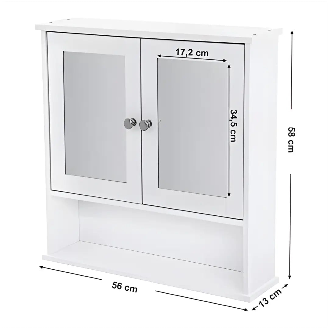 Sieninė vonios spintelė SM1337 - €108 Save 10% 100-200, __label:Pristatymas 5-14 d.d., notouch10, spalva-balta,