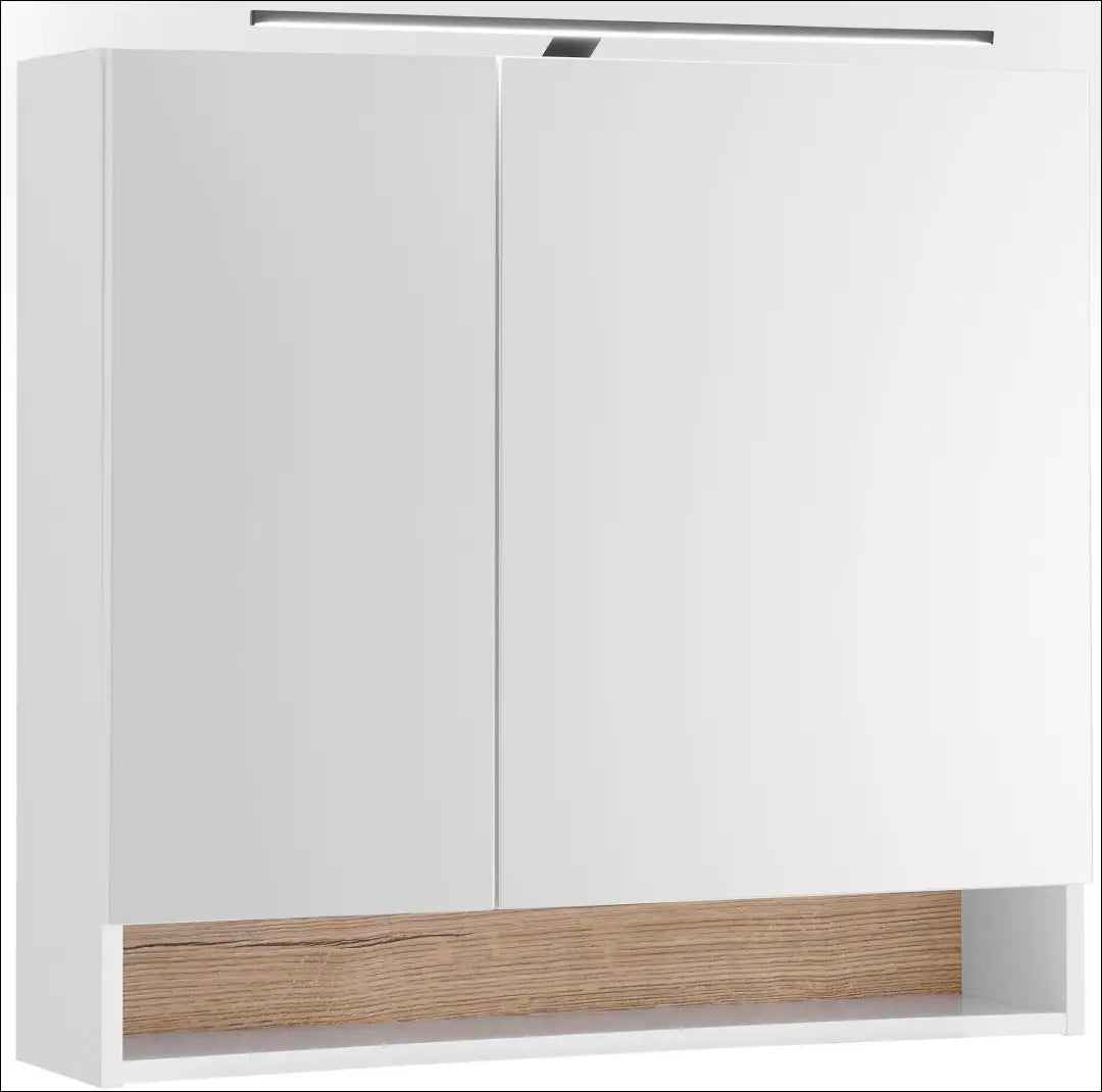 Sieninė vonios spintelė su apšvietimu KI1692 - €124 Save 50% 100-200, __label:Pristatymas 1-2 d.d., color-balta,