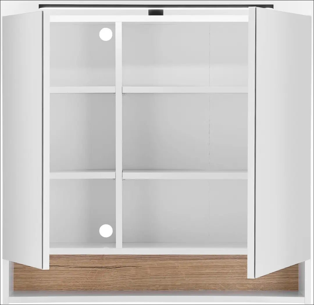 Sieninė vonios spintelė su apšvietimu KI1692 - €124 Save 50% 100-200, __label:Pristatymas 1-2 d.d., color-balta,