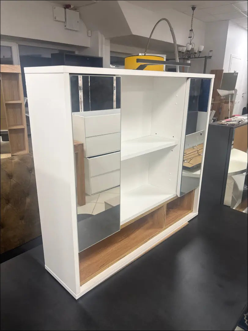 Sieninė vonios spintelė su LED apšvietimu KI1570 - €83 Save 50% 50-100, __label:Pristatymas 1-2 d.d., color-balta,