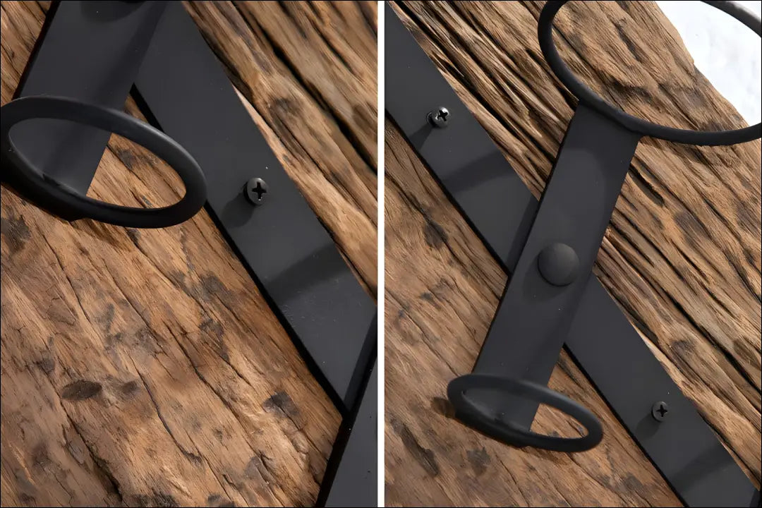 Sieninė vyno lentyna DI10482 - €44 Save 50% 25-50, __label:Pristatymas 1-2 d.d., color-juoda, color-ruda, interjeras