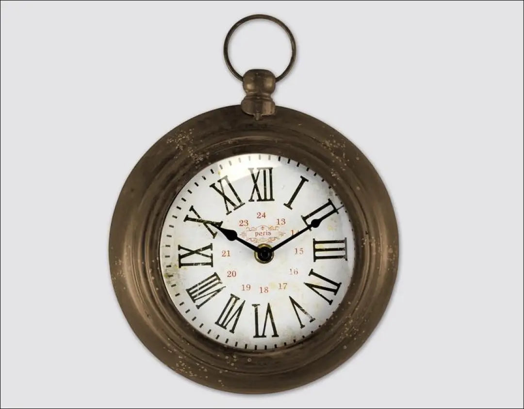 Sieninis laikdrodis DI9528 - €42 Save 55% 25-50, __label:Pristatymas 1-2 d.d., color-ruda, interjeras, laikrodziai €25