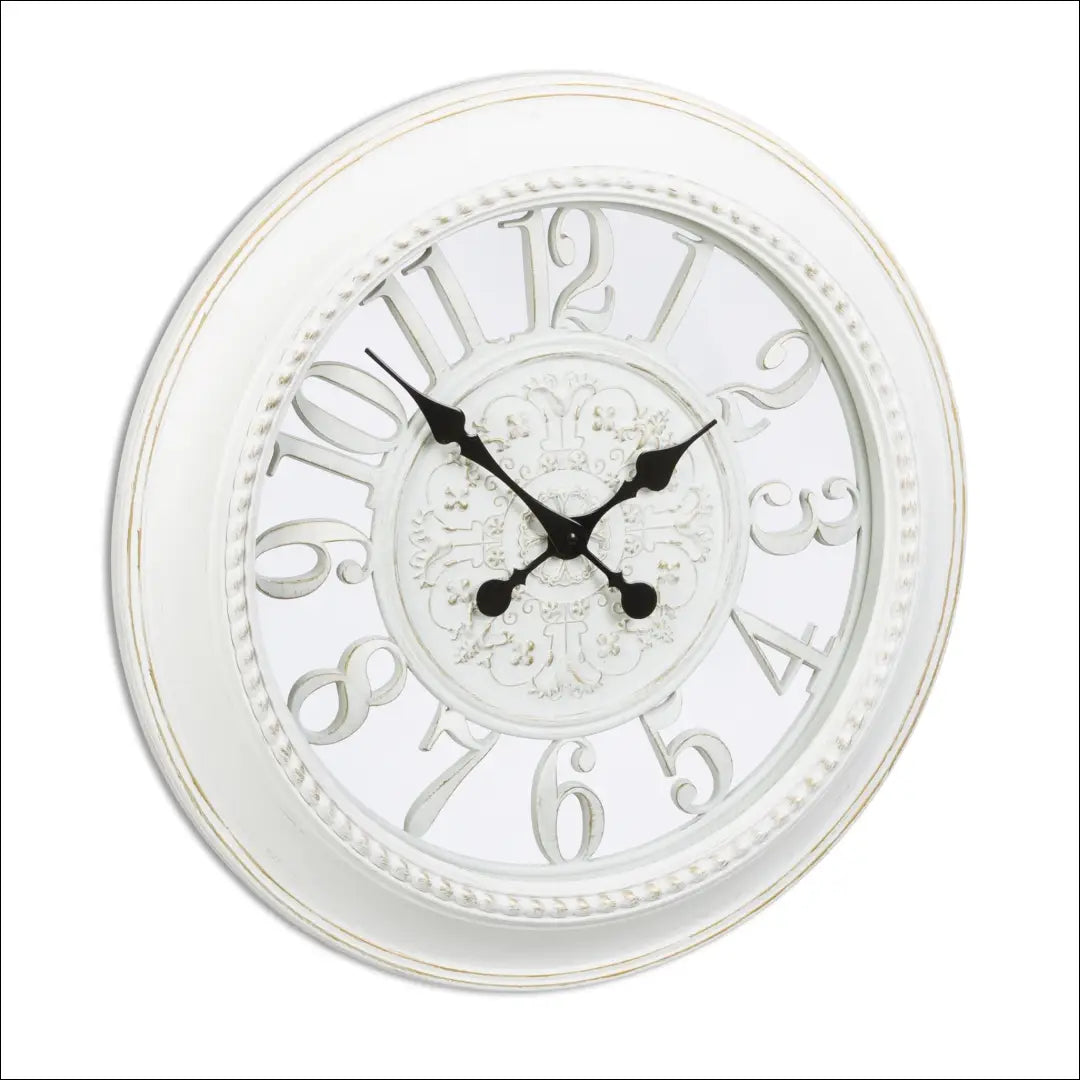 Sieninis laikrodis DI10282 - €25 Save 50% 25-50, __label:Pristatymas 1-2 d.d., color-auksine, color-balta, interjeras