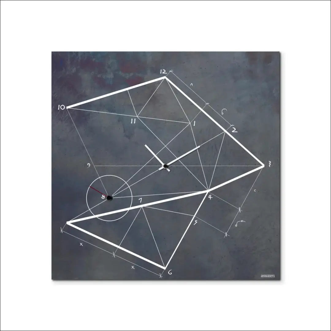 Sieninis laikrodis DI10556 - €70 Save 50% 50-100, __label:Pristatymas 1-2 d.d., color-balta, color-pilka, interjeras