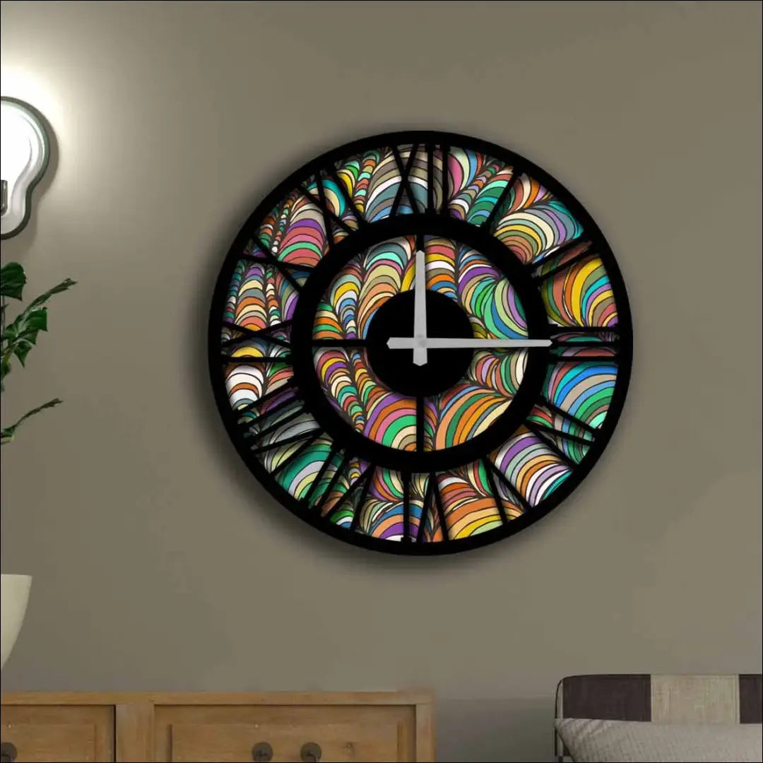 Sieninis laikrodis DI10689 - €19 Save 50% __label:Pristatymas 1-2 d.d., color-juoda, color-marga, color-margas,