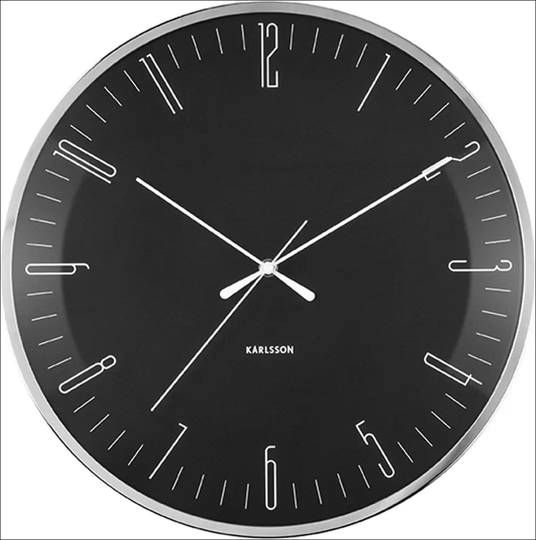 Sieninis laikrodis DI10831 - €32 Save 50% 25-50, __label:Pristatymas 1-2 d.d., color-juoda, color-sidabrine, interjeras