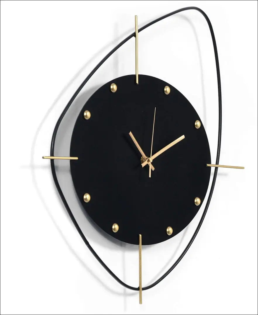 Sieninis laikrodis DI10832 - €40 Save 50% 25-50, __label:Pristatymas 1-2 d.d., color-auksine, color-juoda, interjeras