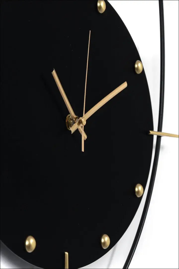 Sieninis laikrodis DI10832 - €40 Save 50% 25-50, __label:Pristatymas 1-2 d.d., color-auksine, color-juoda, interjeras