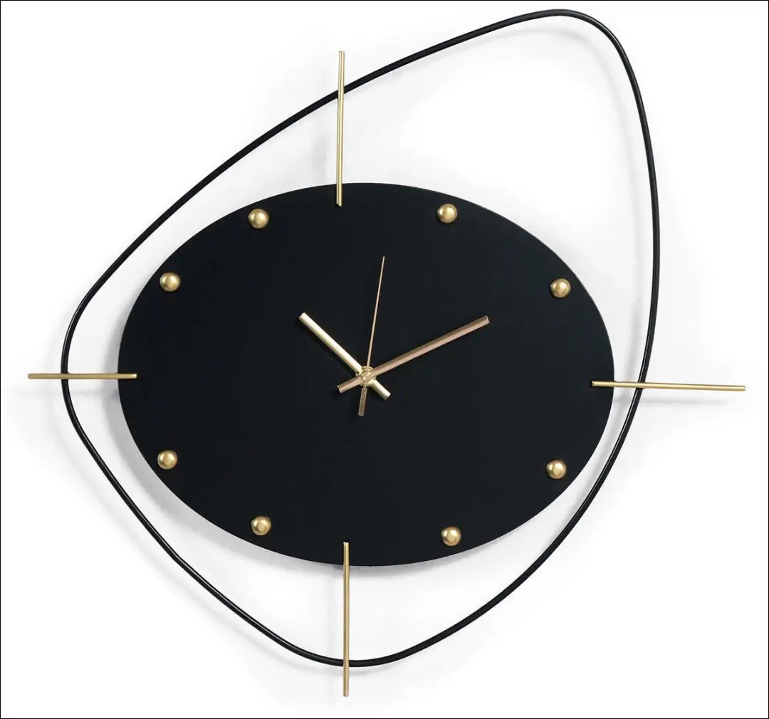 Sieninis laikrodis DI10832 - €40 Save 50% 25-50, __label:Pristatymas 1-2 d.d., color-auksine, color-juoda, interjeras