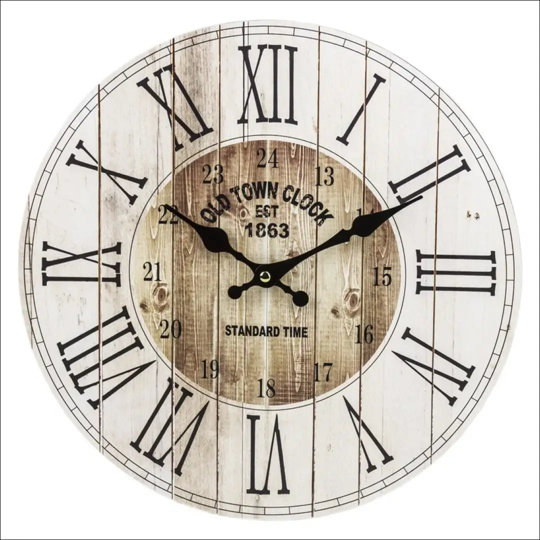 Sieninis laikrodis DI12129 - €55 Save 50% 50-100, __label:Pristatymas 1-2 d.d., color-ruda, interjeras, laikrodziai €50