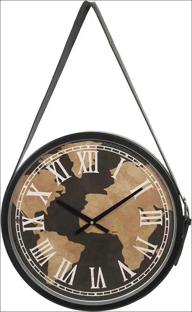 Sieninis laikrodis DI12460 - €44 Save 50% 25-50, __label:Pristatymas 1-2 d.d., color-ruda, interjeras, laikrodziai Wall