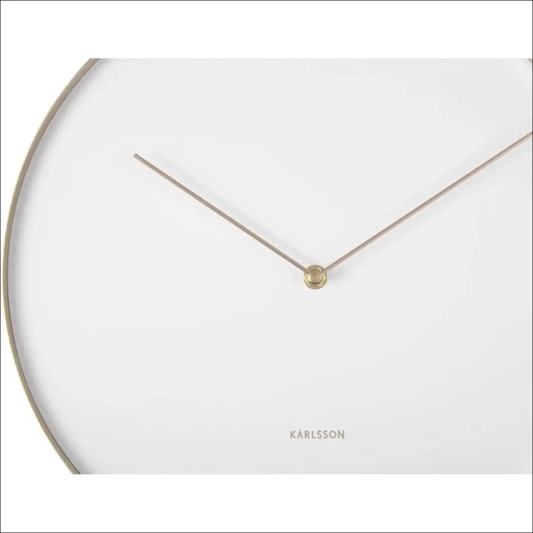 Sieninis laikrodis ’Karlssom’ DI10327 - €46 Save 55% 25-50, __label:Pristatymas 1-2 d.d., color-auksine, color-balta,