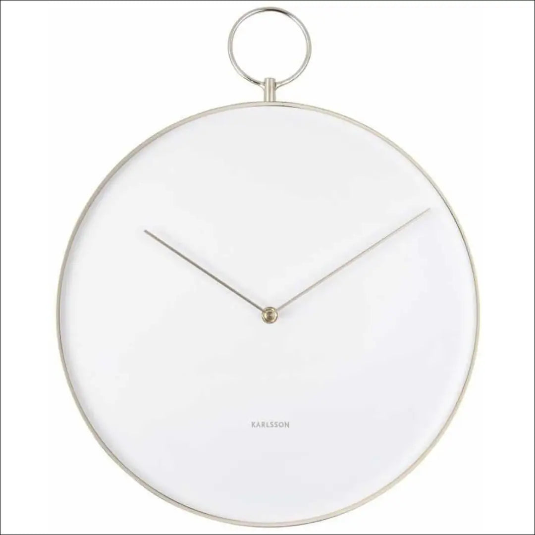 Sieninis laikrodis ’Karlssom’ DI10327 - €52 Save 50% 50-100, __label:Pristatymas 1-2 d.d., color-auksine, color-balta,