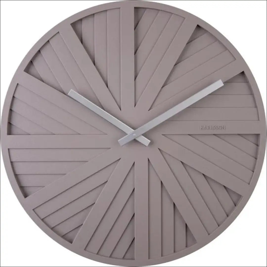Sieninis laikrodis ’Karlsson’ (40cm) DI10091 - €40 Save 50% 25-50, __label:Pristatymas 1-2 d.d., color-pilka,