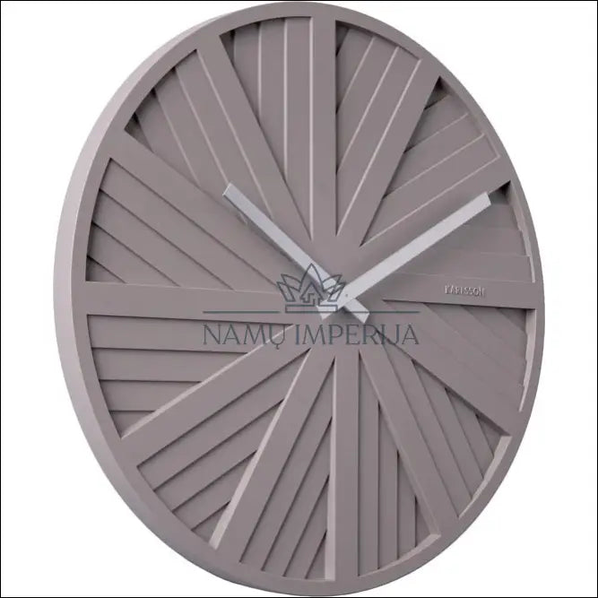 Sieninis laikrodis ’Karlsson’ (40cm) DI10091 - €40 Save 50% 25-50, __label:Pristatymas 1-2 d.d., color-pilka,