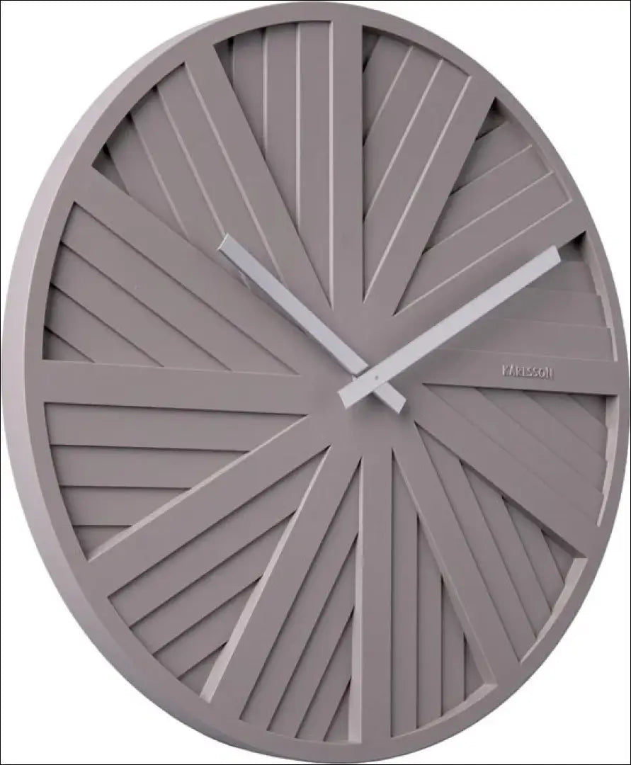 Sieninis laikrodis ’Karlsson’ (40cm) DI10091 - €40 Save 50% 25-50, __label:Pristatymas 1-2 d.d., color-pilka,
