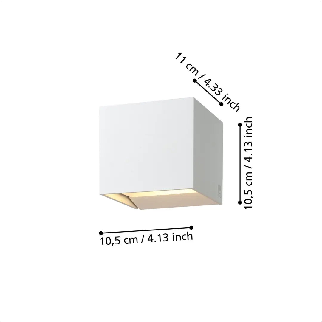 Sieninis LED lauko šviestuvas DI9735 - €23 Save 50% __label:Pristatymas 1-2 d.d., color-balta, interjeras, baldai,