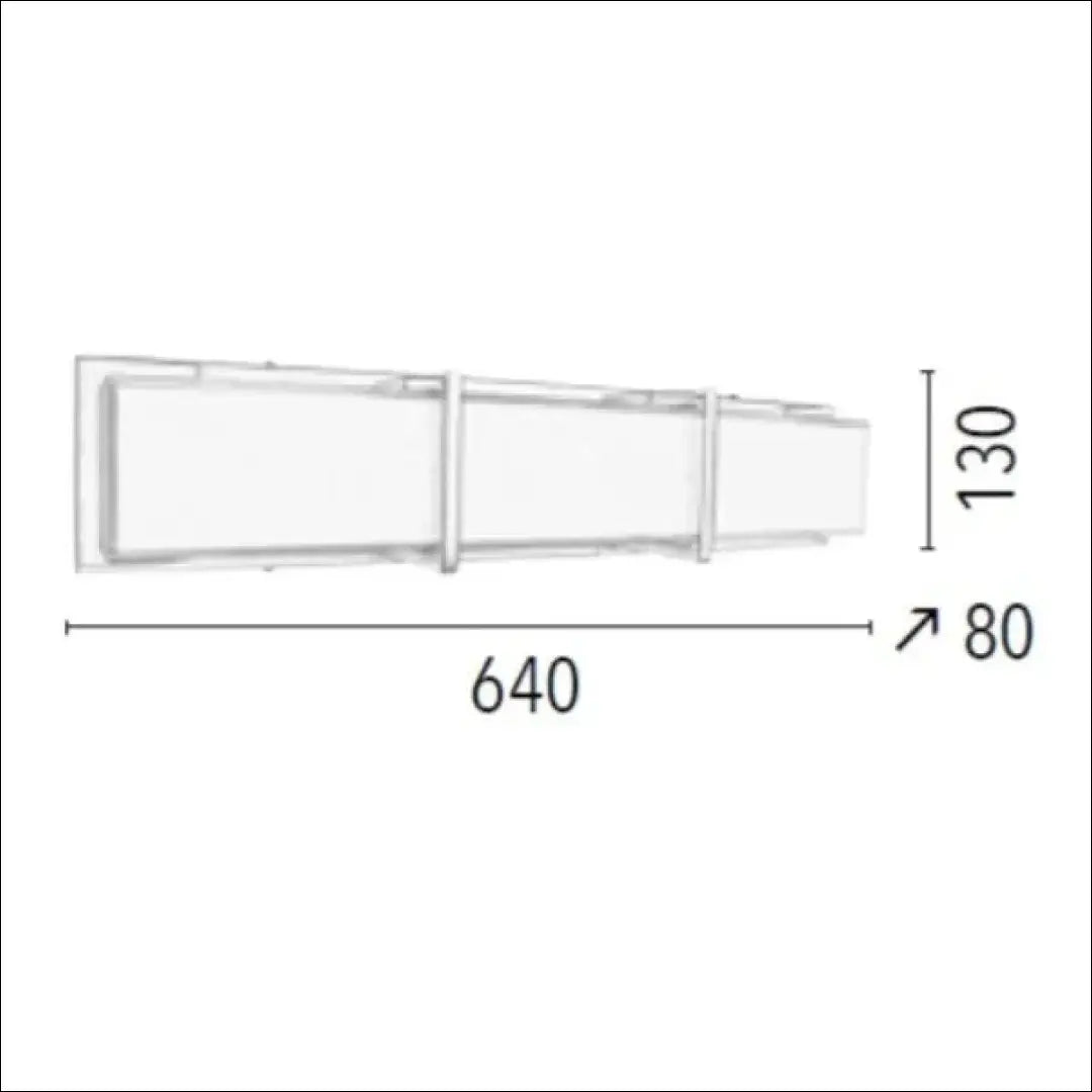 Sieninis LED šviestuvas DI10819 - €59 Save 50% 50-100, __label:Pristatymas 1-2 d.d., color-balta, color-sidabrine,