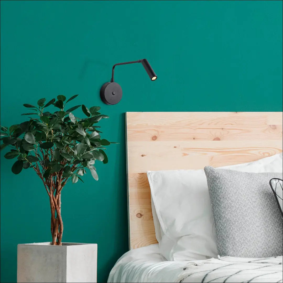 Sieninis LED šviestuvas DI10954 - €33 Save 50% 25-50, __label:Pristatymas 1-2 d.d., color-juoda, interjeras,