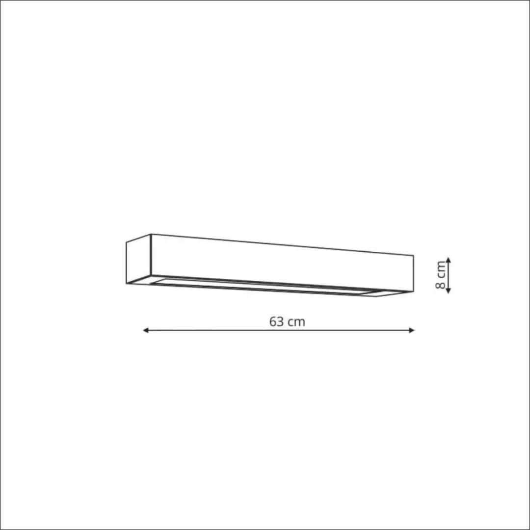 Sieninis LED šviestuvas DI11119 - €44 Save 50% 25-50, __label:Pristatymas 1-2 d.d., color-balta, interjeras,