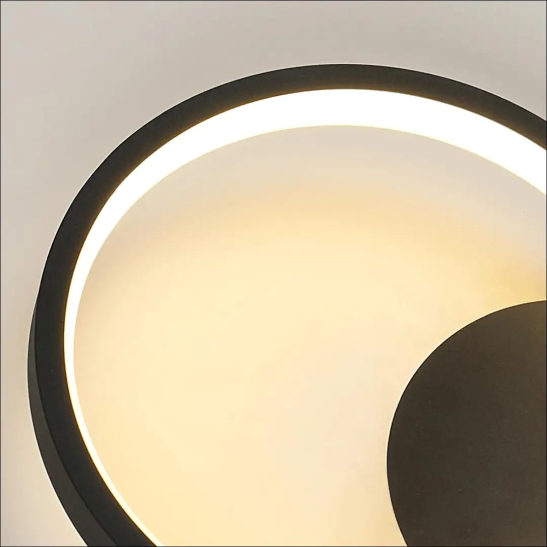 Sieninis LED šviestuvas DI9701 - €21 Save 55% __label:Pristatymas 1-2 d.d., color-juoda, interjeras, material-akrilas,