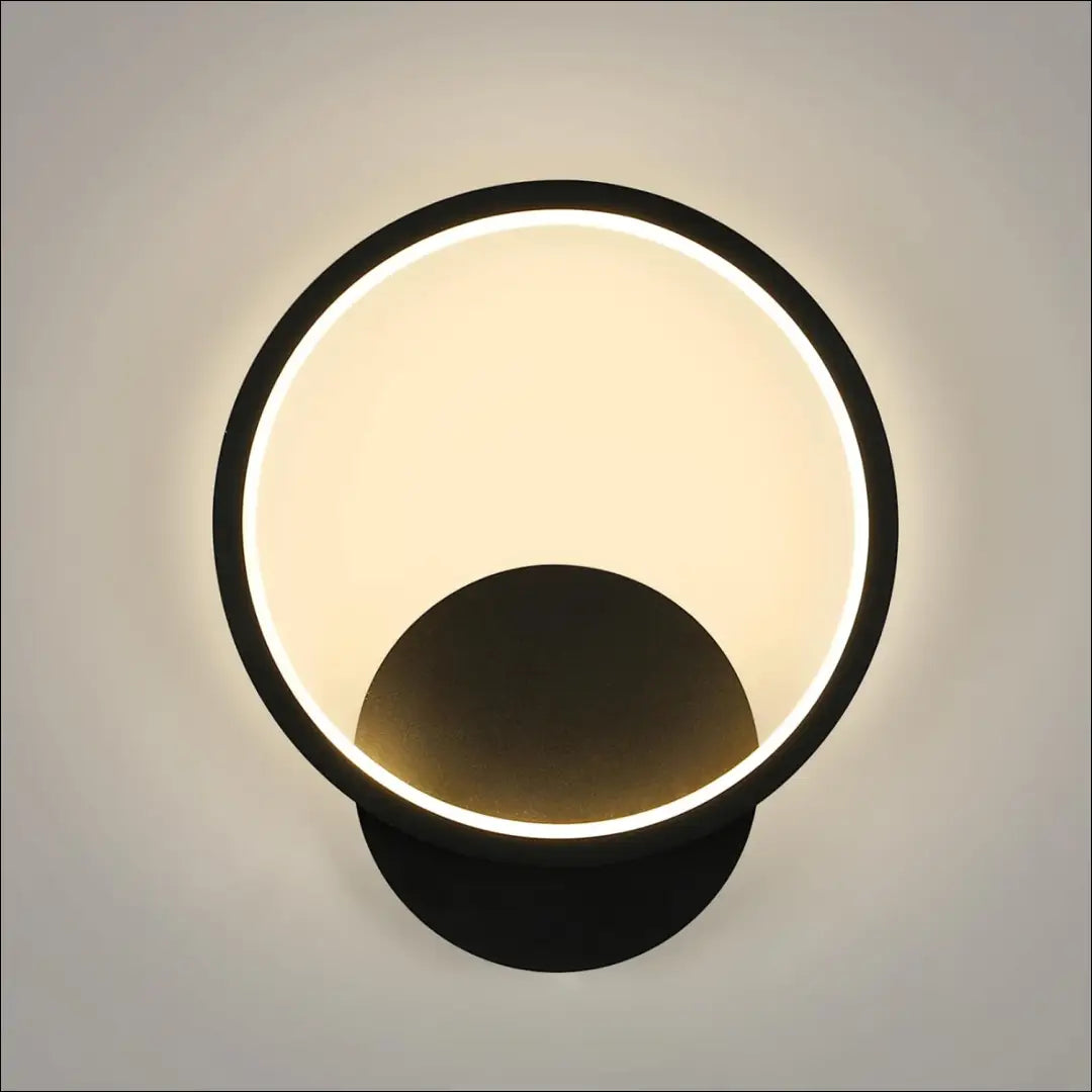 Sieninis LED šviestuvas DI9701 - €21 Save 55% __label:Pristatymas 1-2 d.d., color-juoda, interjeras, material-akrilas,