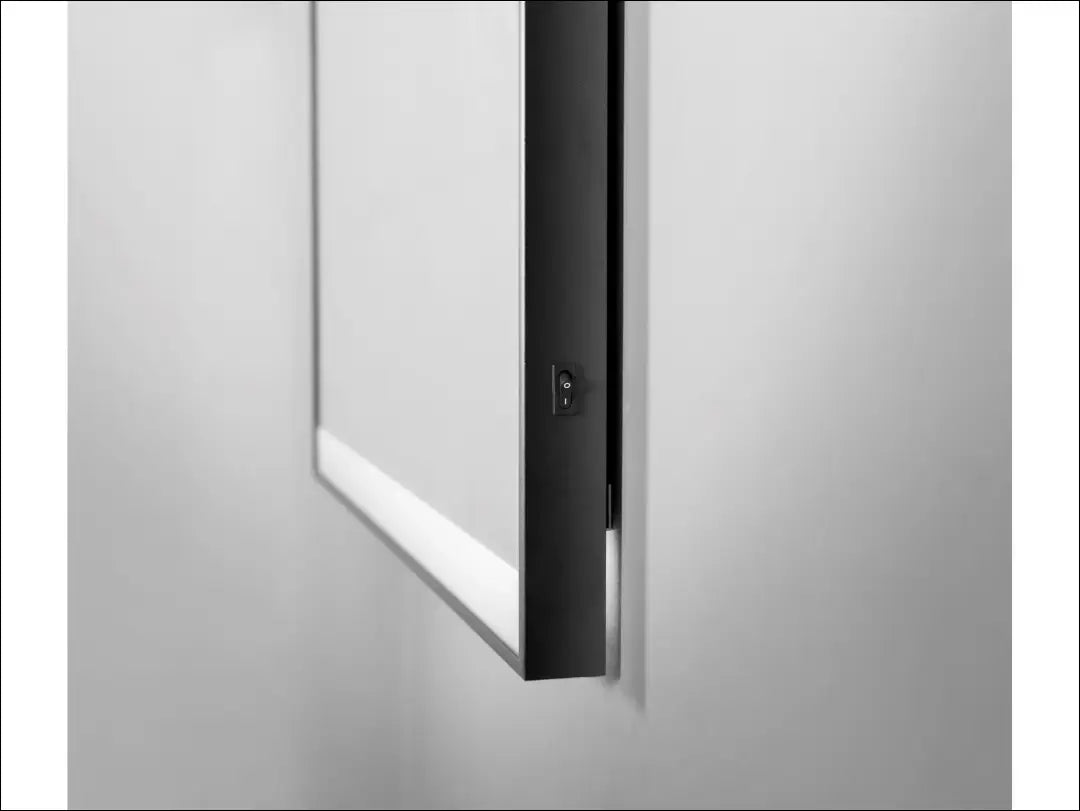 Sieninis LED veidrodis DI10625 - €75 Save 50% 50-100, __label:Pristatymas 1-2 d.d., color-juoda, interjeras,