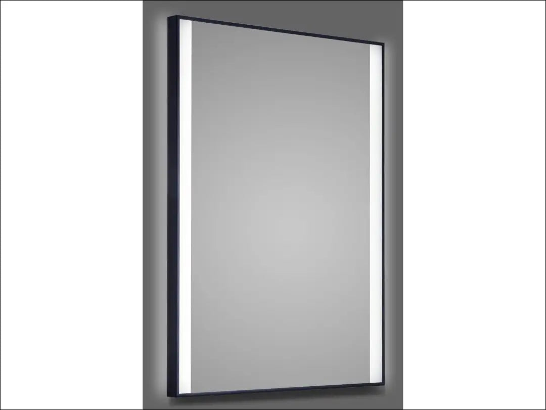 Sieninis LED veidrodis DI10625 - €75 Save 50% 50-100, __label:Pristatymas 1-2 d.d., color-juoda, interjeras,