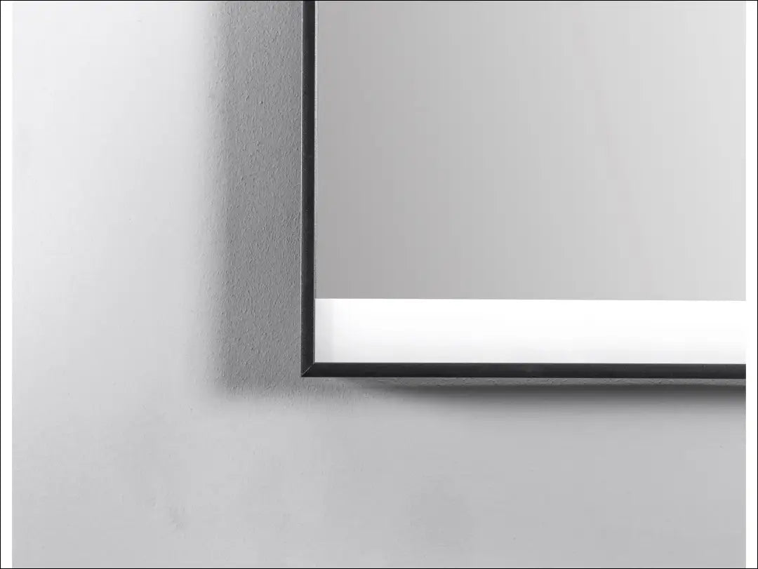 Sieninis LED veidrodis DI10625 - €75 Save 50% 50-100, __label:Pristatymas 1-2 d.d., color-juoda, interjeras,