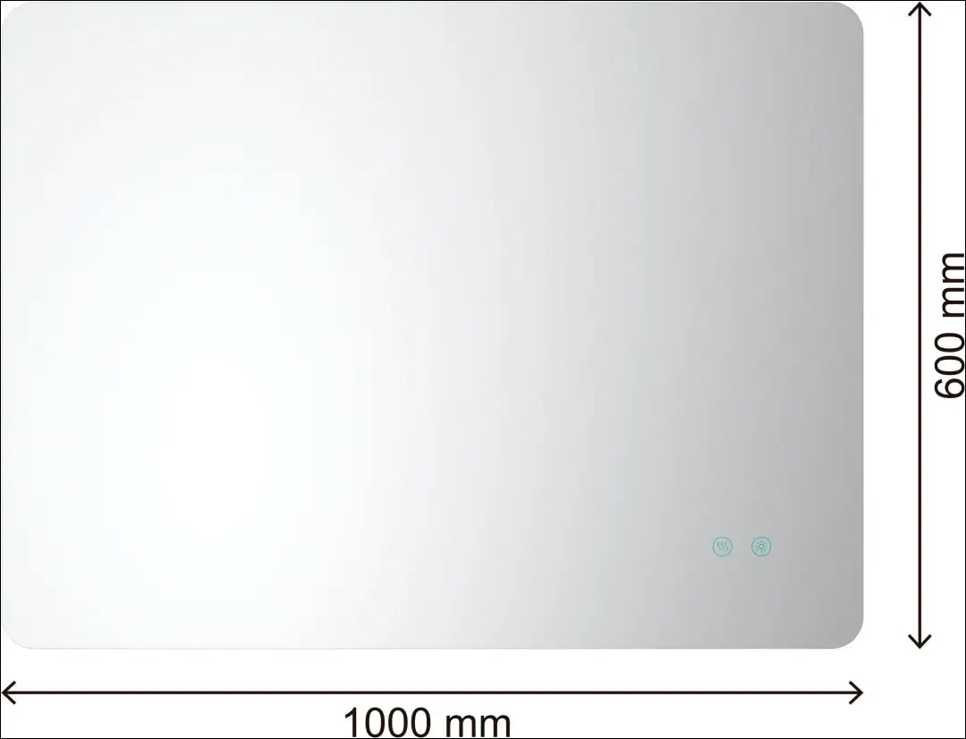 Sieninis LED veidrodis DI12706 - €120 Save 50% 100-200, __label:Pristatymas 1-2 d.d., color-sidabrine, interjeras,