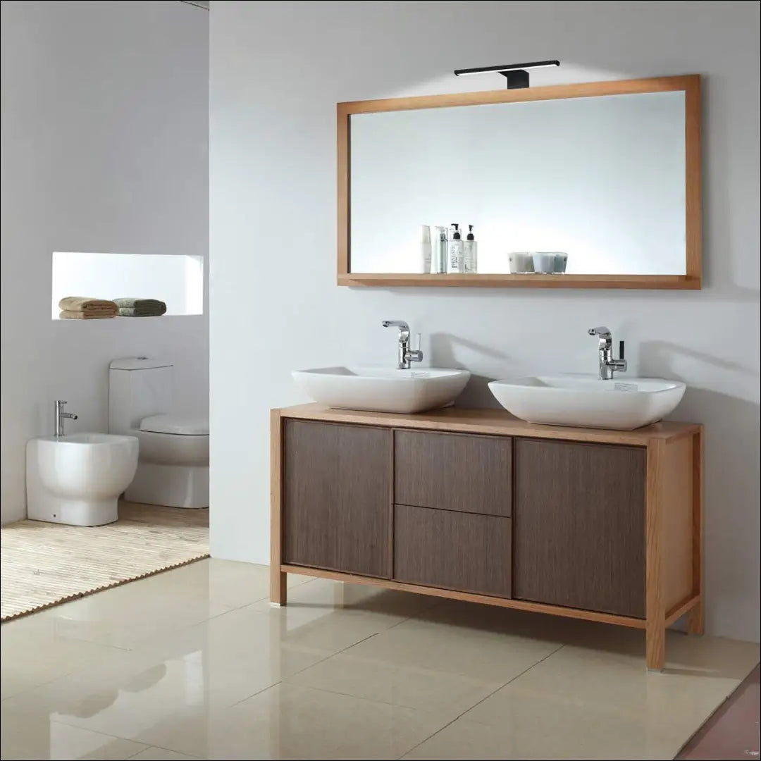 Sieninis LED vonios šviestuvas DI12307 - €21 Save 50% __label:Pristatymas 1-2 d.d., color-juoda, interjeras,