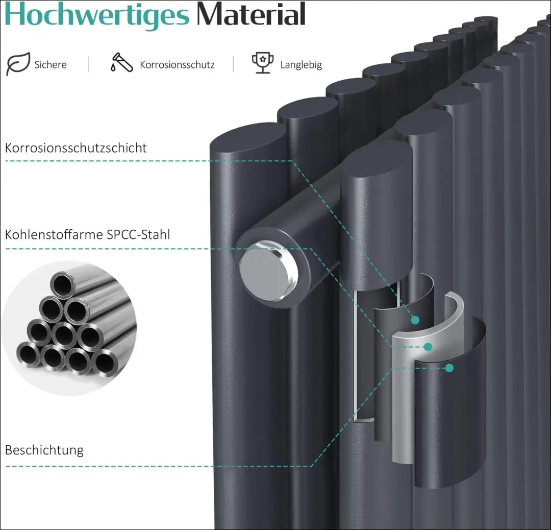 Sieninis radiatorius KI1474 - €225 Save 50% __label:Pristatymas 1-2 d.d., color-pilka, elektronika, kita,