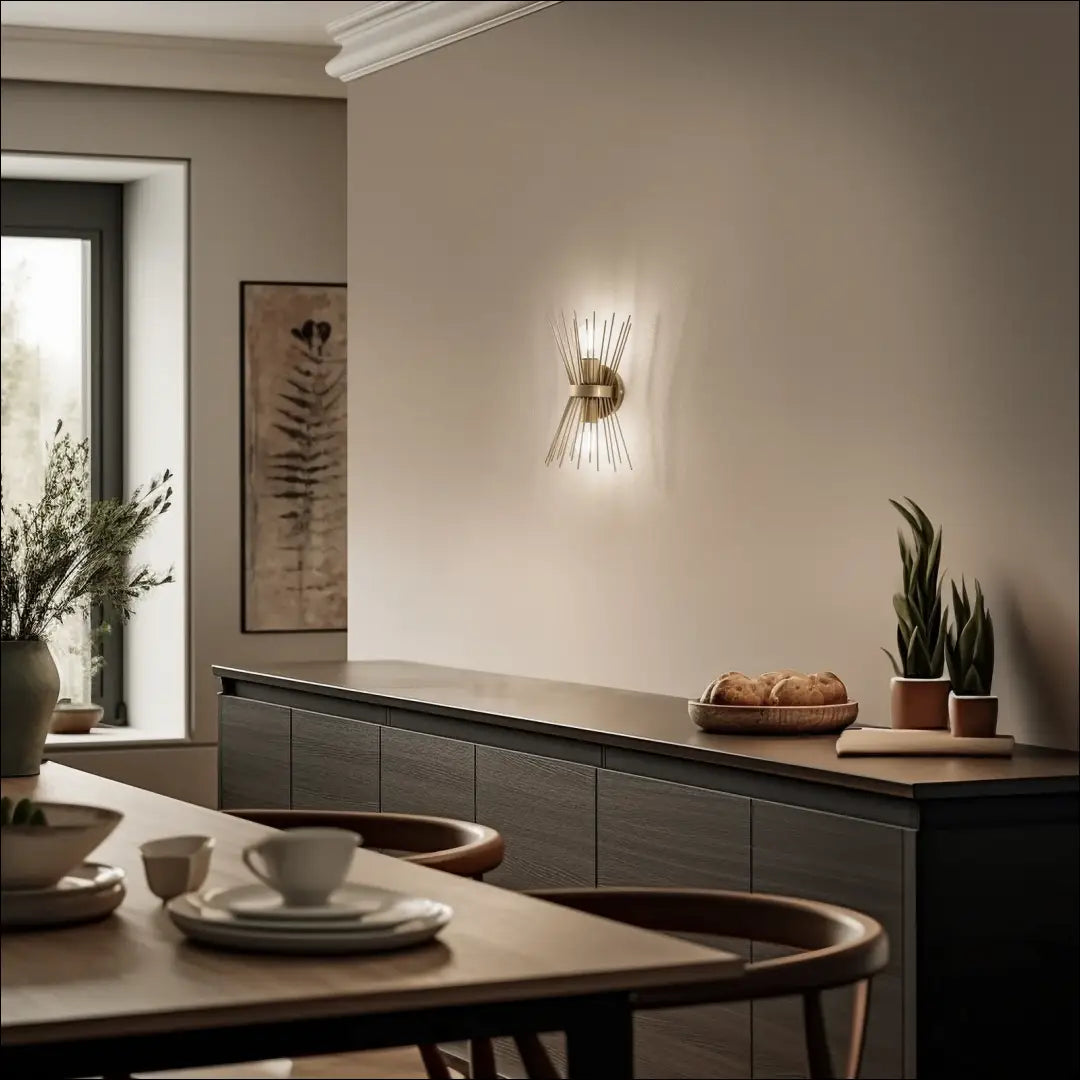 Sieninis šviestuvas DI10329 - €42 Save 50% 25-50, __label:Pristatymas 1-2 d.d., color-auksine, interjeras,