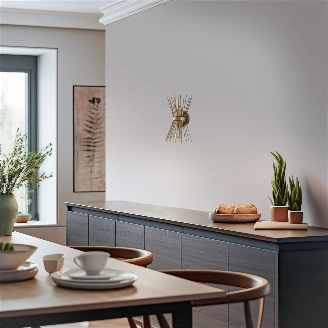 Sieninis šviestuvas DI10329 - €42 Save 50% 25-50, __label:Pristatymas 1-2 d.d., color-auksine, interjeras,